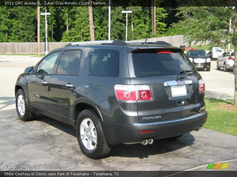 Cyber Gray Metallic / Light Titanium 2011 GMC Acadia SL