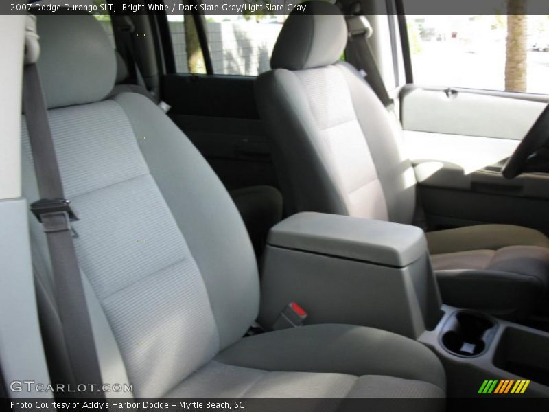 Bright White / Dark Slate Gray/Light Slate Gray 2007 Dodge Durango SLT