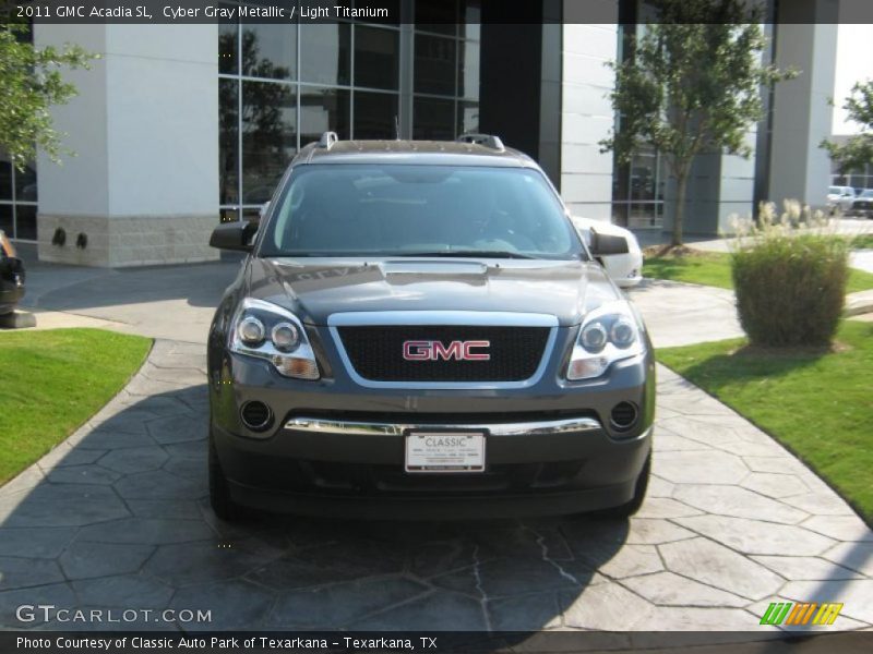 Cyber Gray Metallic / Light Titanium 2011 GMC Acadia SL