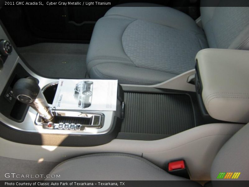 Cyber Gray Metallic / Light Titanium 2011 GMC Acadia SL