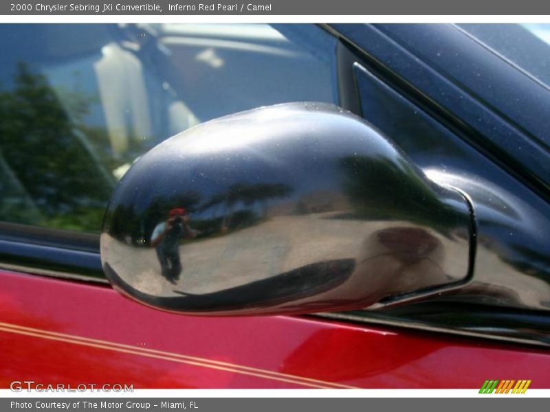 Inferno Red Pearl / Camel 2000 Chrysler Sebring JXi Convertible