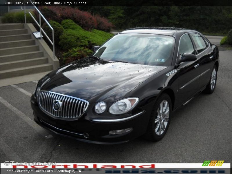 Black Onyx / Cocoa 2008 Buick LaCrosse Super