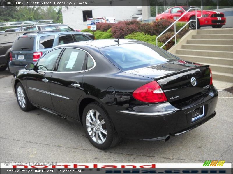 Black Onyx / Cocoa 2008 Buick LaCrosse Super