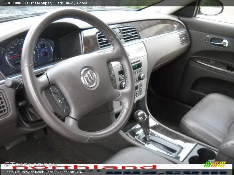 Black Onyx / Cocoa 2008 Buick LaCrosse Super