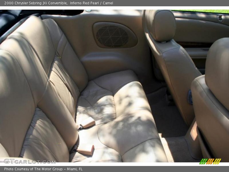 Inferno Red Pearl / Camel 2000 Chrysler Sebring JXi Convertible