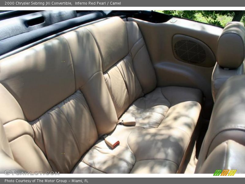Inferno Red Pearl / Camel 2000 Chrysler Sebring JXi Convertible