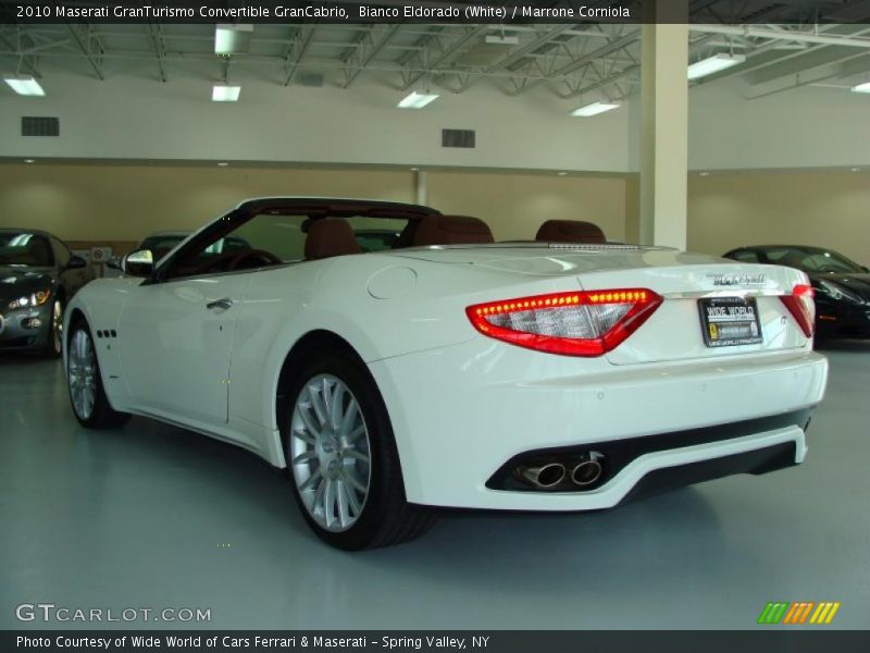Bianco Eldorado (White) / Marrone Corniola 2010 Maserati GranTurismo Convertible GranCabrio