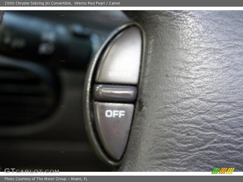 Inferno Red Pearl / Camel 2000 Chrysler Sebring JXi Convertible