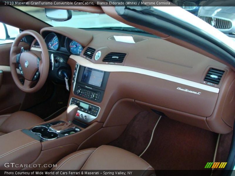 Bianco Eldorado (White) / Marrone Corniola 2010 Maserati GranTurismo Convertible GranCabrio