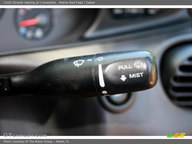 Inferno Red Pearl / Camel 2000 Chrysler Sebring JXi Convertible