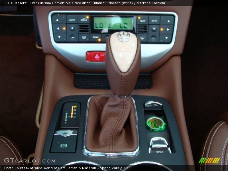 Bianco Eldorado (White) / Marrone Corniola 2010 Maserati GranTurismo Convertible GranCabrio