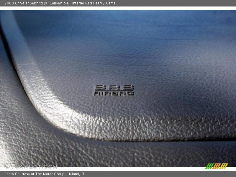 Inferno Red Pearl / Camel 2000 Chrysler Sebring JXi Convertible