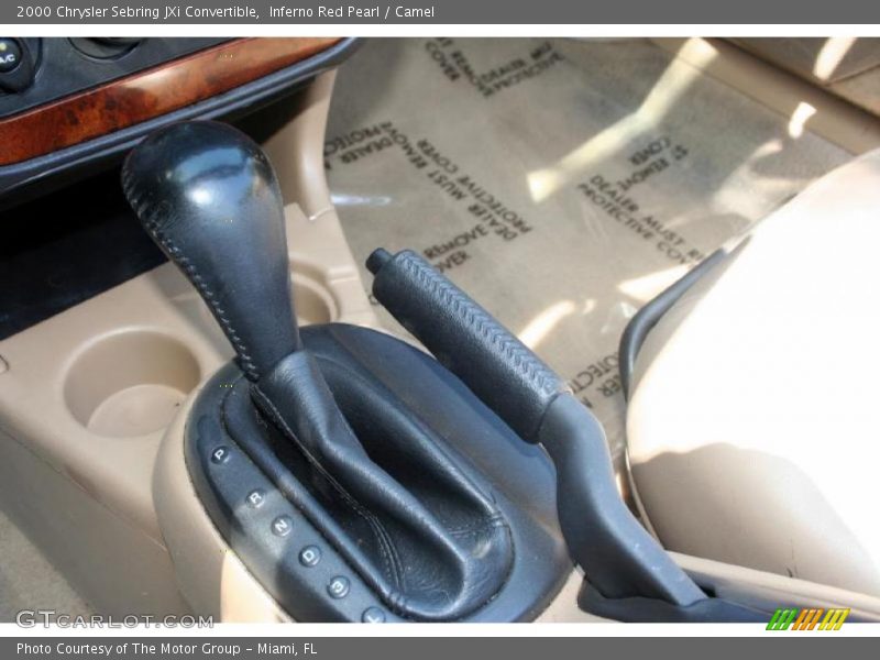 Inferno Red Pearl / Camel 2000 Chrysler Sebring JXi Convertible
