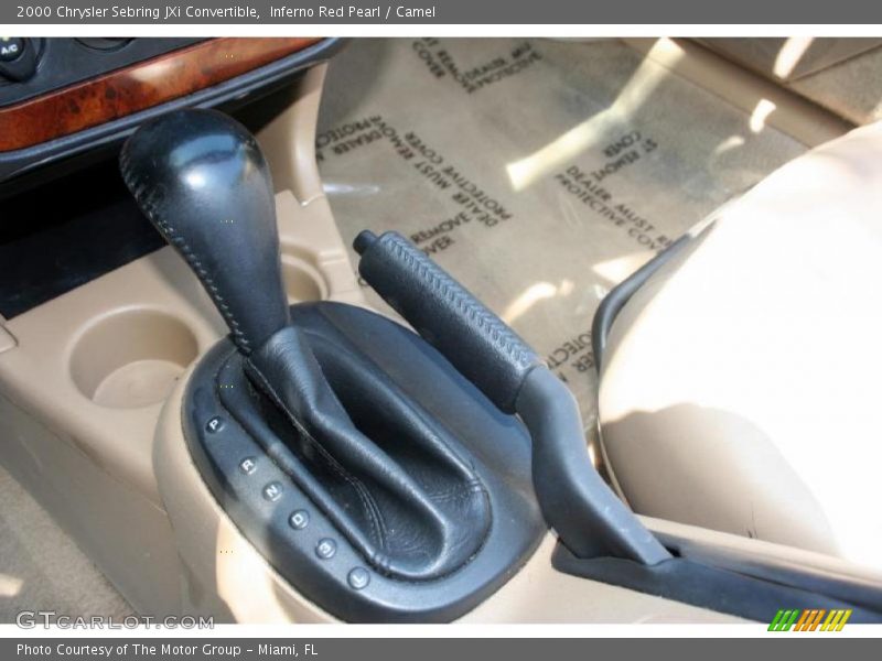 Inferno Red Pearl / Camel 2000 Chrysler Sebring JXi Convertible