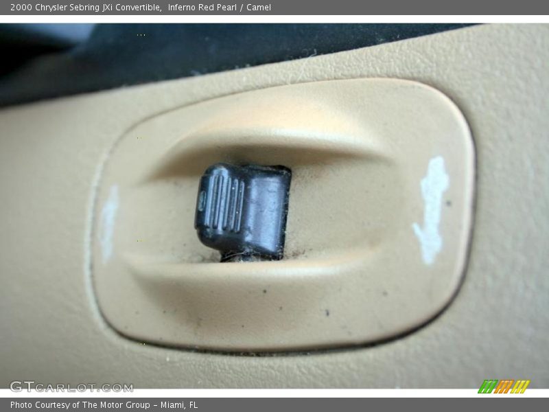 Inferno Red Pearl / Camel 2000 Chrysler Sebring JXi Convertible