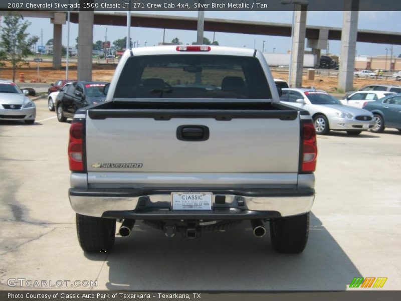 Silver Birch Metallic / Tan 2007 Chevrolet Silverado 1500 Classic LT  Z71 Crew Cab 4x4