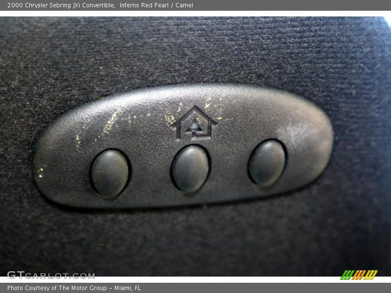 Inferno Red Pearl / Camel 2000 Chrysler Sebring JXi Convertible