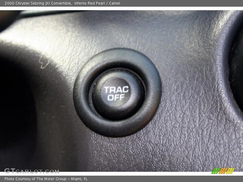 Inferno Red Pearl / Camel 2000 Chrysler Sebring JXi Convertible