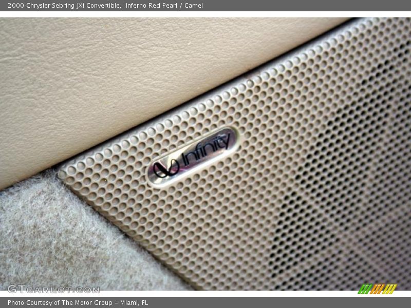 Inferno Red Pearl / Camel 2000 Chrysler Sebring JXi Convertible