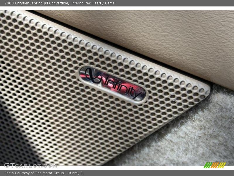 Inferno Red Pearl / Camel 2000 Chrysler Sebring JXi Convertible
