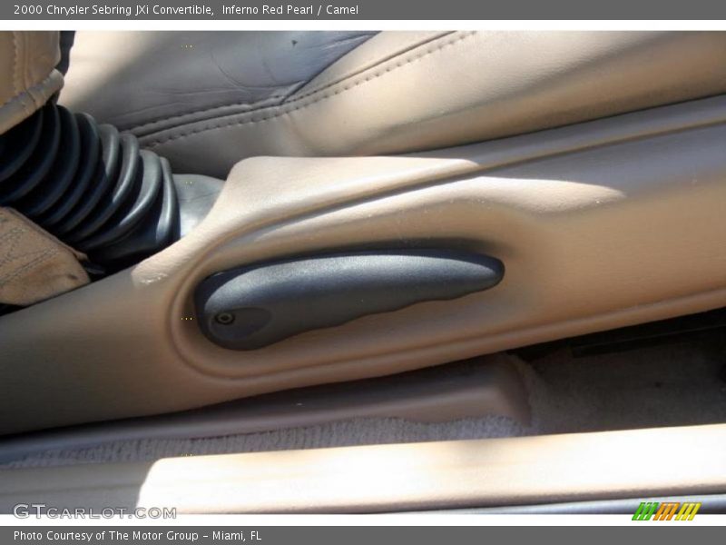 Inferno Red Pearl / Camel 2000 Chrysler Sebring JXi Convertible