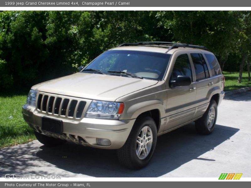 Champagne Pearl / Camel 1999 Jeep Grand Cherokee Limited 4x4
