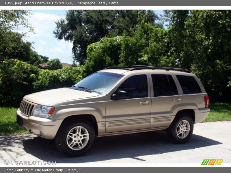 Champagne Pearl / Camel 1999 Jeep Grand Cherokee Limited 4x4