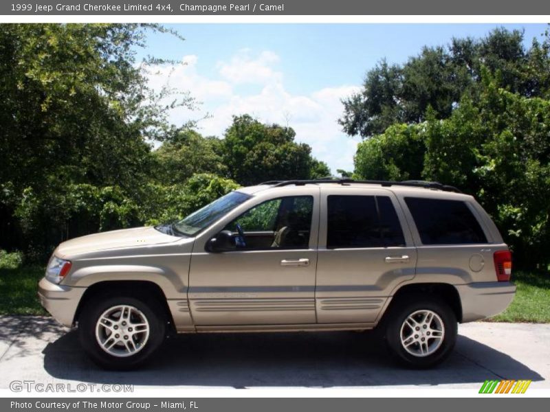 Champagne Pearl / Camel 1999 Jeep Grand Cherokee Limited 4x4