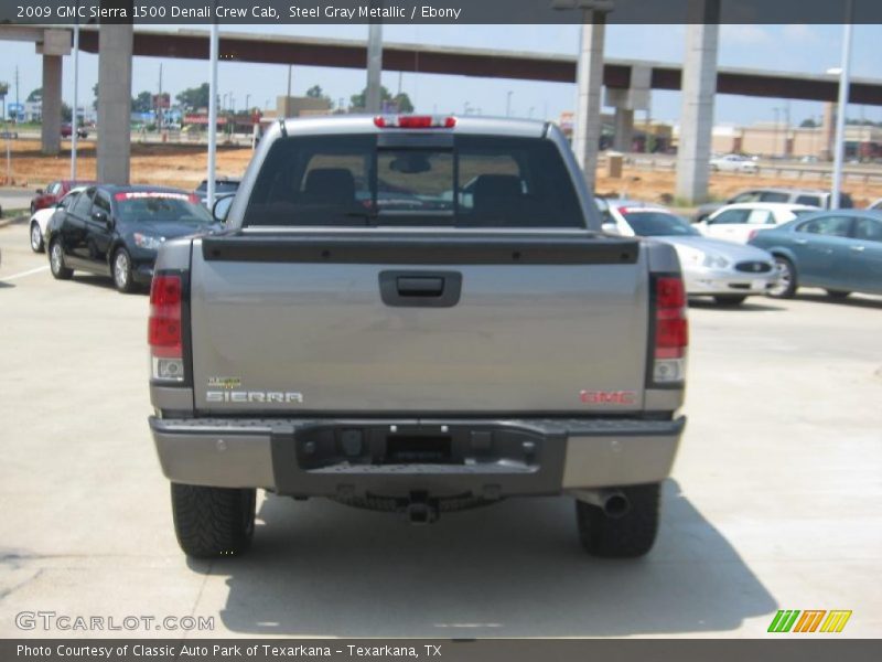 Steel Gray Metallic / Ebony 2009 GMC Sierra 1500 Denali Crew Cab