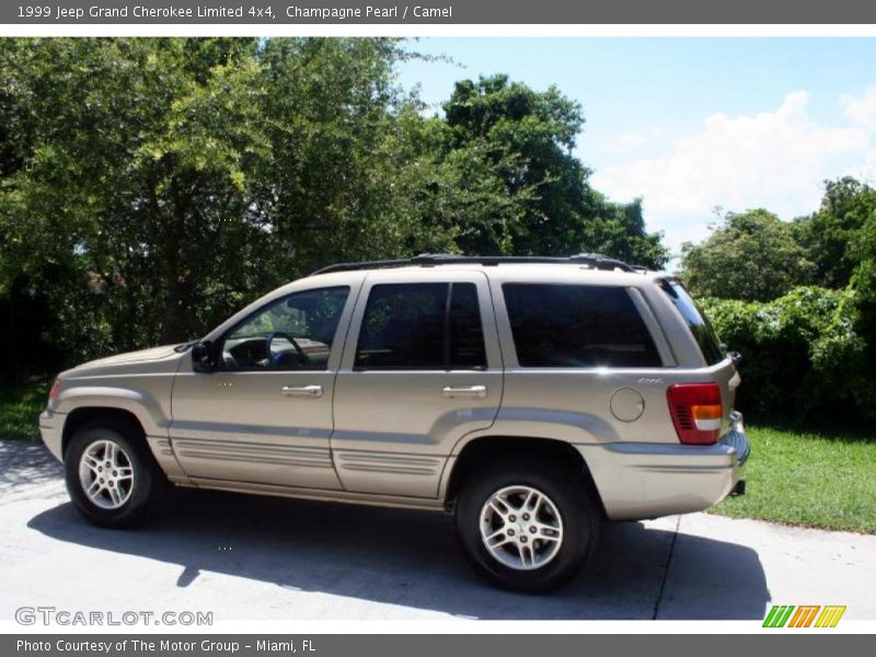 Champagne Pearl / Camel 1999 Jeep Grand Cherokee Limited 4x4