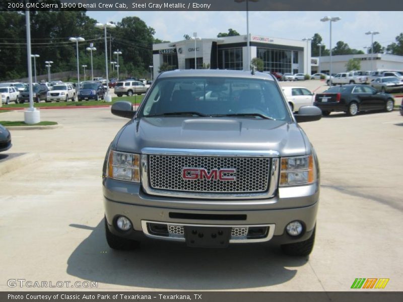 Steel Gray Metallic / Ebony 2009 GMC Sierra 1500 Denali Crew Cab