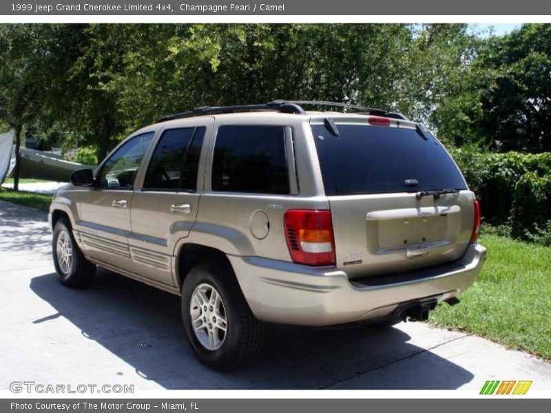 Champagne Pearl / Camel 1999 Jeep Grand Cherokee Limited 4x4