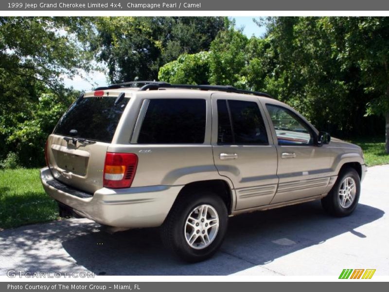 Champagne Pearl / Camel 1999 Jeep Grand Cherokee Limited 4x4
