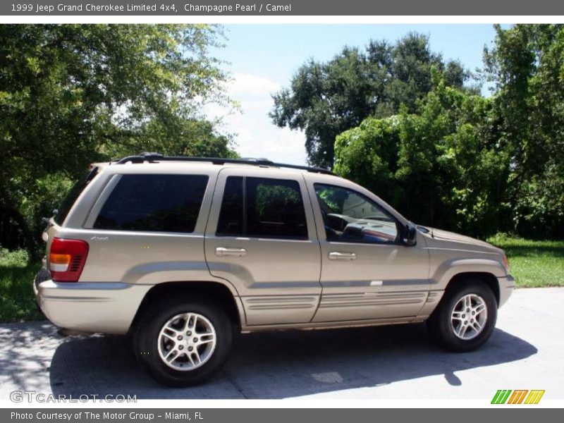 Champagne Pearl / Camel 1999 Jeep Grand Cherokee Limited 4x4