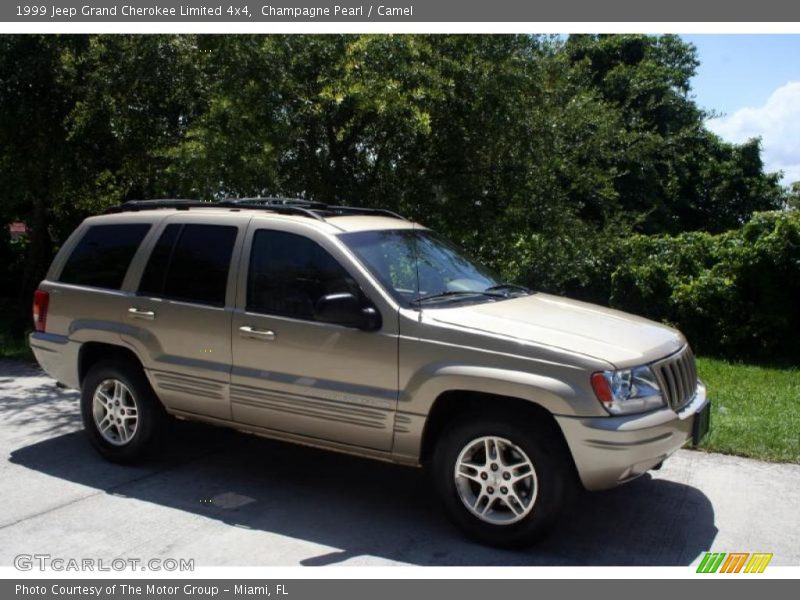 Champagne Pearl / Camel 1999 Jeep Grand Cherokee Limited 4x4
