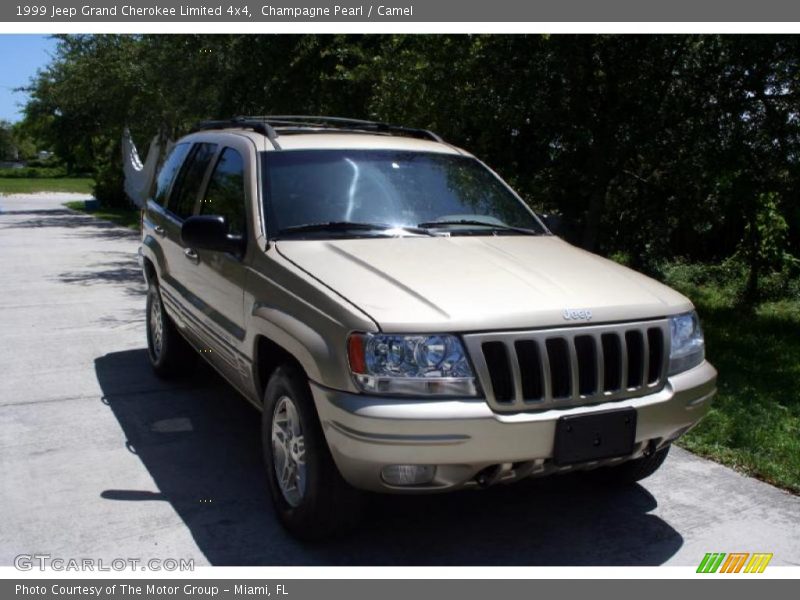 Champagne Pearl / Camel 1999 Jeep Grand Cherokee Limited 4x4