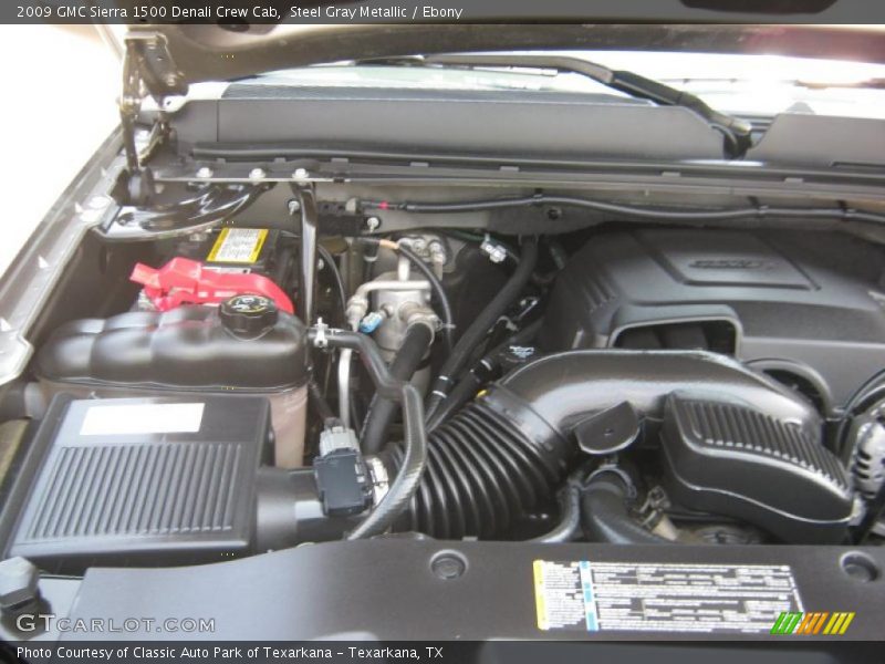Steel Gray Metallic / Ebony 2009 GMC Sierra 1500 Denali Crew Cab