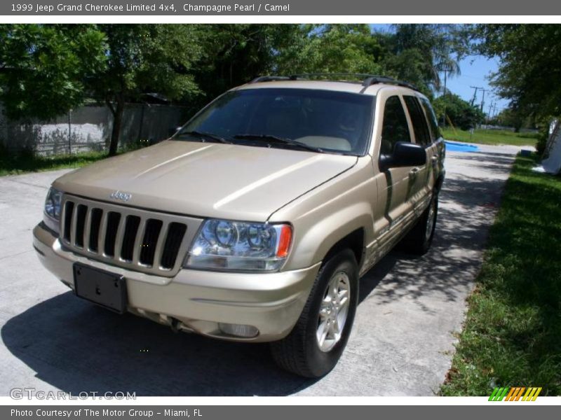 Champagne Pearl / Camel 1999 Jeep Grand Cherokee Limited 4x4