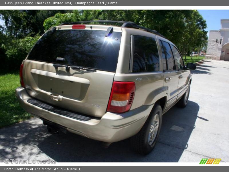 Champagne Pearl / Camel 1999 Jeep Grand Cherokee Limited 4x4