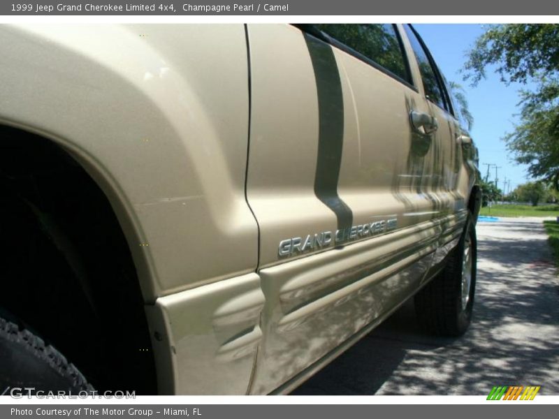 Champagne Pearl / Camel 1999 Jeep Grand Cherokee Limited 4x4