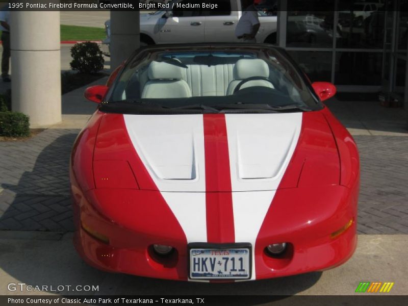 Bright Red / Medium Beige 1995 Pontiac Firebird Formula Convertible