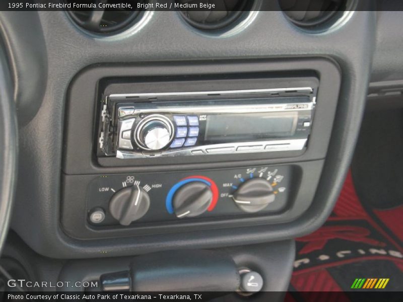 Bright Red / Medium Beige 1995 Pontiac Firebird Formula Convertible