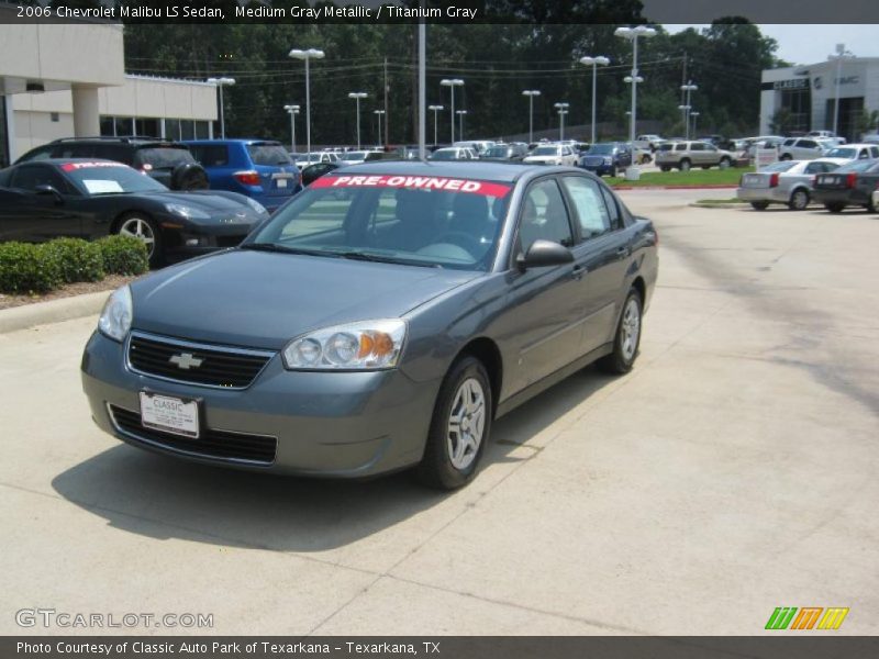 Medium Gray Metallic / Titanium Gray 2006 Chevrolet Malibu LS Sedan