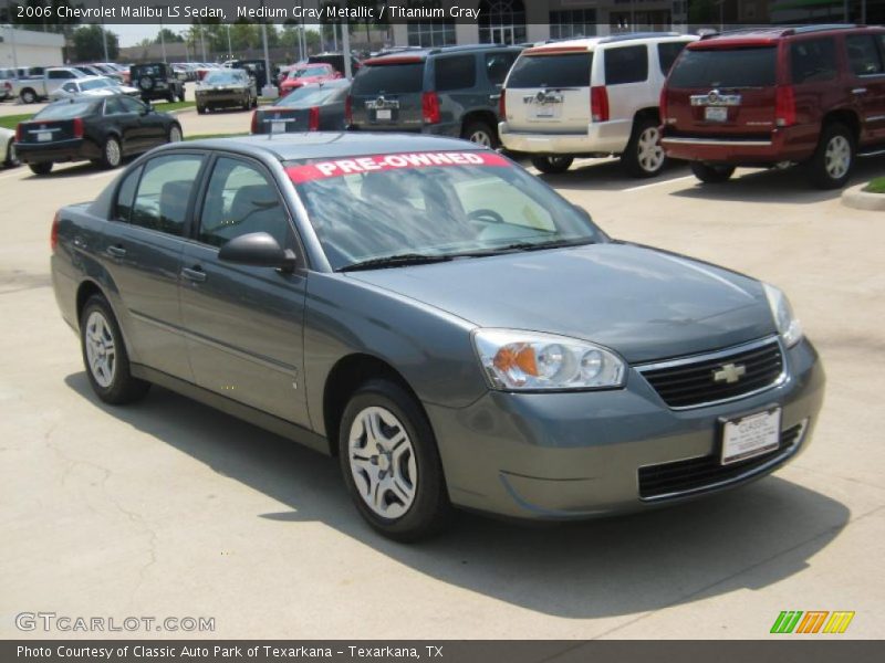 Medium Gray Metallic / Titanium Gray 2006 Chevrolet Malibu LS Sedan