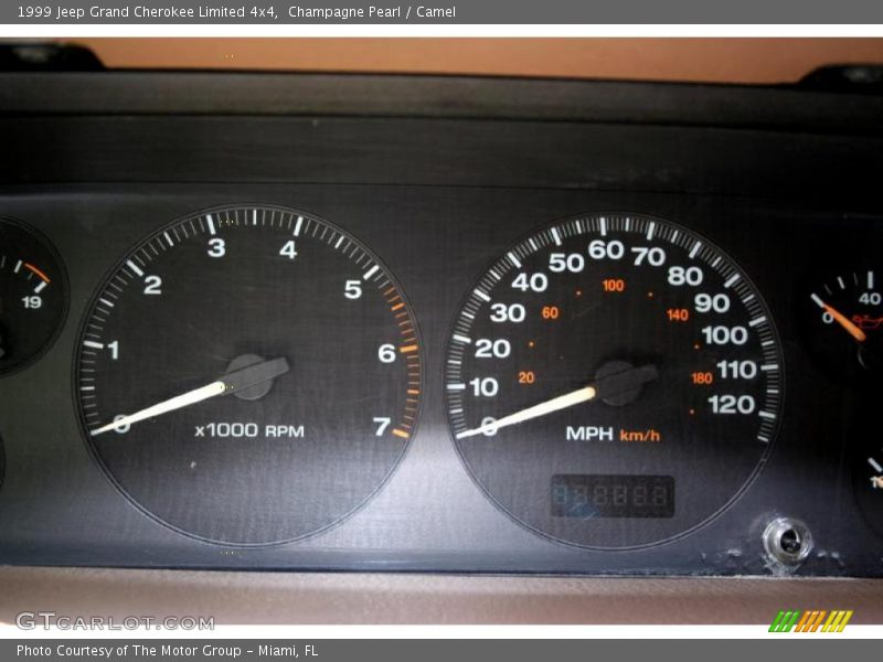 Champagne Pearl / Camel 1999 Jeep Grand Cherokee Limited 4x4