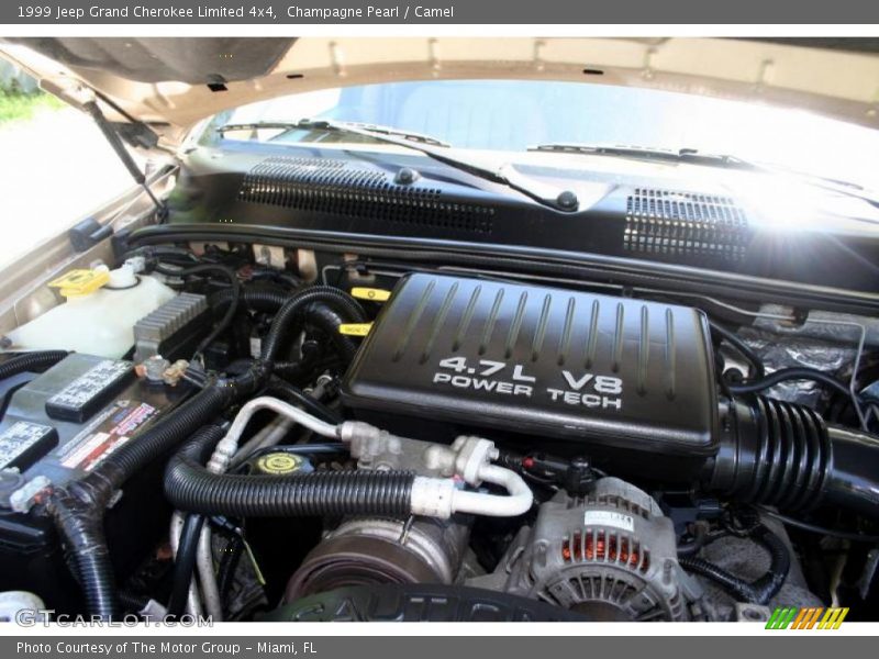 Champagne Pearl / Camel 1999 Jeep Grand Cherokee Limited 4x4