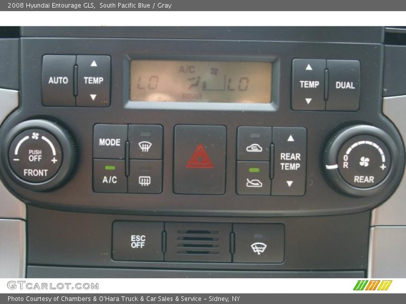 South Pacific Blue / Gray 2008 Hyundai Entourage GLS