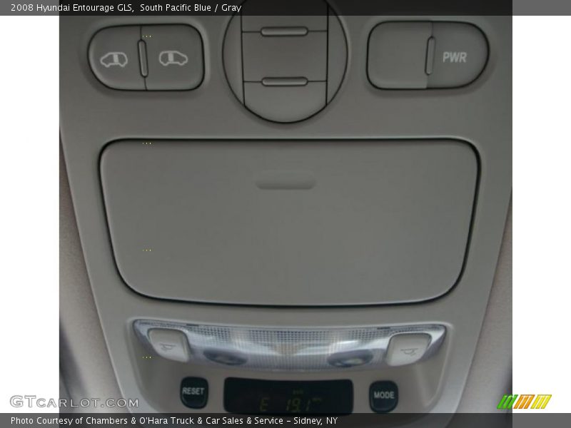 South Pacific Blue / Gray 2008 Hyundai Entourage GLS