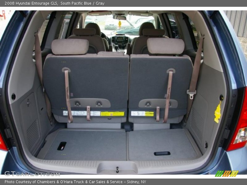 South Pacific Blue / Gray 2008 Hyundai Entourage GLS