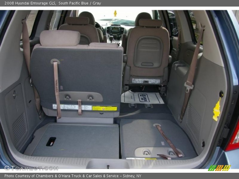 South Pacific Blue / Gray 2008 Hyundai Entourage GLS